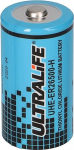 Ultralife UHE-ER26500 Bobbin Cell - C Round Cell Liitium tion&uuml;&uuml;lkloriid 3,6 V 9000 mAh