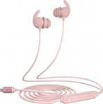 Hmusic Sleep Earphones, 30 dB m&uuml;raisolatsioon, 2 g kerged USB C k&otilde;rvaklapid, lamedad / &otilde;hukesed mugavad silikoonist k&otilde;rvaklapid k&uuml;lgmised magajad, norskamine, unetus, kerged magajad, meditatsioon roosa