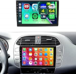 9-tolline [Incell puuteekraan] Android 15 autoraadio Fiat Bravo 2008-2013 juhtmevaba Carplay Android autole, 4+64G raadio Bluetooth/GPS/tagasi vaatekaamera/FM/RDS/EQ/WiFi/SWC/UIga