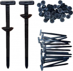 50 robustne nailonkaablik&ouml;itja, ise sichernd, f&uuml;r Autoreparatur und Mehrzweckgebrauch, 9 x 2 cm