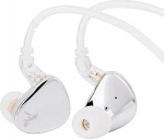 LINSOUL WGZBLON SHU In-Ear Monitor, Dual Dynamic Driver HiFi IEM, professionaalne DAC kiip, juhtmega k&otilde;rvaklapid, tsingisulamist korpus audiofiilidele (3,5 mm mikrofoniga, h&otilde;bedane)