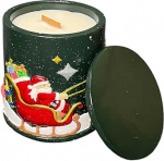 J&otilde;ulul&otilde;hnak&uuml;&uuml;nal koos j&otilde;uluvana, ree, p&otilde;hjap&otilde;trade ja kingitustega | Sojavaha puidust keraamika | Saksamaa k&auml;sit&ouml;&ouml; | Mandariin, kaneel ja muskaatp&auml;hkel | 45 tundi p&otilde;lemisaega (j&otilde;uluvana v&auml;rviline)