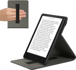 Amazon Kindle Paperwhite (11th Gen - 2021) jaoks sobiv kwmobile &uuml;mbris - rihmaga statiiv - e-lugeri kaitsekott - tumehall