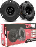 DS 18 SET PRO-TWX1/BK 2 musta Super Bullet Tweeteri 9,60 cm l&auml;bim&otilde;&otilde;duga, 96 mm l&auml;bim&otilde;&otilde;duga, 120 Watt RMS ja 240 Watt Max 4 Ohm, 103 dB tundlikkusega 4 cm s&uuml;gavusel - paari kohta