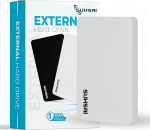 SUHSAI V&auml;line k&otilde;vaketas 320GB 2.5-tolline v&auml;line k&otilde;vaketas Salvestusruumi varundusketas K&otilde;vaketas Kaasaskantav USB 2.0 k&otilde;vaketas, mis &uuml;hildub Mac s&uuml;learvutiga lauaarvutiga (valge)