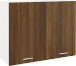 vidaXL Wall-Mounted Cabinet Brown Oak Effect 80 x 31 x 60 cm Wood Material
