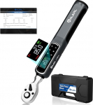 Digitaalne 3/8-tolline 2-135 Nm digitaalne p&ouml;&ouml;rdemomenti mutriv&otilde;ti koos vibratsiooniga, LED-ekraaniga, helisignaaliga, elektrooniline rattav&otilde;ti auto, mootorratta, jalgratta remondi jaoks.