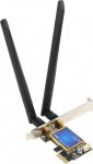 PCIe WLAN-kaart lauaarvutile, 7260AC 2.4G/5G Dual Band 1200Mbps Bluetooth 4.0 traadita v&otilde;rguadapter koos v&auml;lise suure v&otilde;imsusega antennidega 7 8 10 jaoks