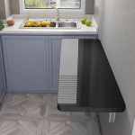 Heavy Duty Wall Mounted Folding Table with Bracket - Space-Saving Multifunctional Table for Laundry Room Kitchen Home Bar & Office - Durable & Versatile Design