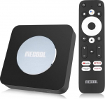 MECOOL KM2 Plus Android TV Box 11-tolline 2G+16G koos Netflixiga Sertifitseeritud S905X4-B 4K striimingu meediam&auml;ngija Sertifitseeritud h&auml;&auml;lassistent Google Disney + Prime Video WiFi 5 Dual Band LAN BT 5.0