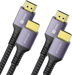 HDMI 2.1 kaabel 8K, 0,5 m, Stouchi, Ultra HD, 48 Gbit/s High Speed, 8K 60Hz / 4K 120Hz / 144Hz / 165Hz, RTX 3080, DSC, eARC, Dynamic HDR 10 4:4:4, HDCP 2.2 & 2.3, Dolby, &uuml;hildub TV / PS5 / Xbox Series, 2 komplekti.