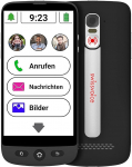 swissvoice - nutitelefon S510-M + magnetiline laadimiskaabel - lihtne kasutada - SOS nupp - vanemate nutitelefon 4G - must