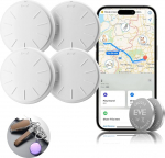 Air Tracker Labels, Smart Bluetooth Item Finder, Smart Tag t&ouml;&ouml;tab koos Apple Find My App (ainult IOS), vahetatav Bluetooth-aku v&otilde;tmete, pagasi, kohvrite, rahakottide jaoks