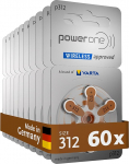 VARTA Powerone kuuldeaparaadi patareid, t&uuml;&uuml;p 312