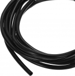 hankekaart 3 m Silikon-Kabelschlauch, 5 mm, schwarzer Silikonschlauch, Kabel-Organizer, Draht-Abschirmung, Ummantelung