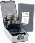 BaerCoil BAER Twist Drill Bit Set, (0,1 mm Rending) 1-6 mm, HSSG, DIN 338, Twist Drill Set, Steel Drill Set, Steel Drill, Spiral Drill Bit
