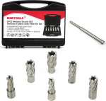 NORTOOLS 6 Piece Weldon Shaft HSS Angle Cutter with Centre Pin Set