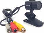 CNDST CCTV 1/3 Sony 1000TVL Hd Mini Bullet Spy Security Camera with Clip 2.8mm 120degree Mini Hidden CCTV Surveillance Camera Analog