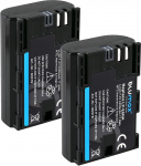 2 x Blumax aku &uuml;hildub Canon LP-E6NH | 2400 mAh - | LP-E6P LP-E6N LP-E6 | - NTC anduriga ja V1 korpusega - Canon EOS R R5 II R6 II R7 90D 7D jaoks