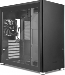 YEYIAN Hussar Plus Full Tower emaplaadi PC korpus, mis &uuml;hildub ATX, Micro ATX, Mini ITX | Karastatud klaasist k&uuml;lgpaneel l&auml;bipaistev | Sisaldab 1 x 120mm tagumist ventilaatorit