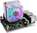 GeeekPi ICE Tower CPU ventilaator Ice Tower ventilaator Raspberry Pi 4 Model B & Raspberry Pi 3B + & Raspberry Pi 3 Model B (l&auml;bipaistev)