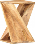vidaXL Mango Wood Solid Side Table Telefonilaud &Ouml;&ouml;laud Lillelaud &Ouml;&ouml;laud Puidust laud Elutoa laud Kohvilaud 35 x 35 x 55 cm