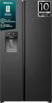 Hisense RS5P528STFE K&uuml;lmik-pagasikapp / Vabalt seisev / 528L / 40dB / Energiat&otilde;hususe klass E / J&auml;&auml;- ja veedosaator / T&auml;ielik j&auml;&auml;tumisvastane / SuperCool / Big Box / Temperatuuriandur / XXL uksesahtli / Laius x k&otilde;rgus x s&uuml;gavus: 91,1 x 178,6 x 61,5 c ...