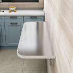 Seinale paigaldatud kokkupandav laud, roostevaba teras, ujuv laud k&ouml;&ouml;gi jaoks, kokkupandav laud pesuruumi jaoks, ujuv arvutilaua kontorisse