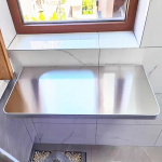 Klappbarer Fr&uuml;hst&uuml;cksbartisch, Wandmontage, klein, platzsparend, Esstisch, 60 x 40 cm, 70 x 40 cm, 80 x 40 cm, kompakter Arbeitsplatz (suurus: L 60 x B 30 cm)