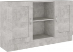 Butifooy k&uuml;ljepaneel, betoonhall, 120 x 30,5 x 70 cm, puitlaastplaat