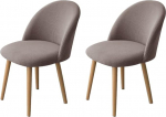 Komplekt 2 Stretchy tooli katted s&ouml;&ouml;gitoa toolidele, kumer seljatugi, kaasaegne aktsent tool, Slipcovers, pestav tool kaitse ilma k&auml;etoed elutuba, k&ouml;&ouml;k, hotell (Taupe 2)