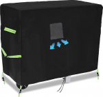 SCHLEUDER Protective Cover for Plancha Trolley, L 100 x W 60 x H 90 cm, BBQ Cover, Waterproof Polyester Tarpaulin with Elastic for Tightening, for Plancha Serving Trolley