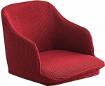 Toolikatted komplekt 6 k&ouml;&ouml;gitoolist koos k&auml;etugedega Stretch Office High-Backed Chair Cover Corn Grain Velvet Armchair Protective Cover Toolid istmepadi s&ouml;&ouml;gitoa pulmapeo Hotel jaoks