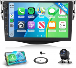 Rimoody 4G + 64G Androidi autoraadio Toyota RAV4 2007-2012 9-tolline siseruumiga raadio koos traadita Carplay Android auto navigatsiooniga GPS peeglilink Bluetooth FM/RDS/EQ WiFi roolijuhtimine tagurdamine