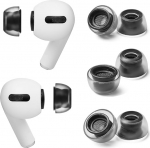 AZLA SednaEarfit Crystal AirPods Pro Gen1 ja 2 / (S/MS/M - 3 paari) - Premium silikoonist asendusk&otilde;rvaklapid
