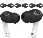 AhaStyle 3 paari AirPods 3 silikoonist k&otilde;rvaklappe [ei sobi laadimiskohvrisse], &uuml;hildub Apple AirPods 3 2021 (suur + keskmine + v&auml;ike, must)
