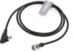 SZRMCC 12V PD paremal nurgaline C-t&uuml;&uuml;pi USB C ja paremal nurgaline lukustuv DC 2.1 2.5 triger toitekaabel Atomos Battery Eliminator Shinobi 7 Shogun Connect videoseadmetele Pix-E7 E5 monitor (50 cm)
