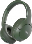 TOZO HT3 k&otilde;rvaklapid juhtmevabad Bluetooth k&otilde;rvaklapid m&uuml;ra summutava 5 mikrofoniga, 90 tundi, Hi-Res audio, l&auml;bipaistvusrežiim, kahe seadme &uuml;hendus AI vestlusk&otilde;rvaklapid, veekindel, tumeroheline