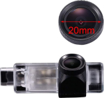HD 20 mm objektiiviga tagurduskaamera v&auml;rvikaamera parkimiskaamera &ouml;ine n&auml;gemine tagurduss&uuml;steem parkimisabi IP68 veekindel ja p&otilde;rutuskindel Nissan Sunny Pathfinder / Armada / Citroen / Jumpy /