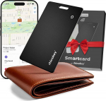 Rhinokey Smartcard Wallet Tracker Card 1.8mm Thin Apple Find My App Airtag laetav veekindel eseme otsija pagasi etikettidele Passport Bluetooth