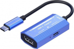 USB C prillidele ja laadimisadapter, 4K 60Hz AR prillide adapter kuni 100W PD3.0 kiirlaadimine, laadimine ja m&auml;ngimine, Xreal for Viture for Rayneo ja muud jaoks