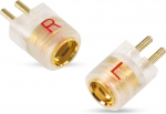 okcsc MMCX kuni 0,78/0,75 Double Pin Male MMCX kaablile Connect to KZ AS10 ZST TRN v80 x6 um3x w4r um18 ue11 1964 IM2 Mini Plug Clear