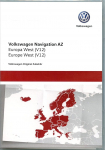 Volkswagen 3AA051866BE SD-kaardi navigeerimine V12 Europe RNS 315 navigatsioonis&uuml;steemi navigeerimise tarkvara ainult platvormile AZ