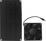 Topyond Solar Powered Fan, Extractor Fan, Solar Attic Fan, 10W Portable Energy Saving DIY Solar Fan for Home, Camping, Greenhouse