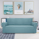 JIVINER High Stretchy Diivan Covers for 3 Pillows, Diivan, 1 Piece, Extra Large Couch Covers with Elastic Bottom, Non-Slip Elastic Sofa Slipcover, m&ouml;&ouml;bli kaitsja lemmikloomadele (XL Diivan, helesinine)