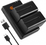 DSTE 2tk NP-F730 NP-F750 NP-F770 (5000mAh/7.4V) akulaadija &uuml;hildub Sony CCD-SC5, DCR-TRV820K, CCD-SC65, DCR-TRV9, CCD-TRV82, DCR-TRV900, CCD-TR3000, CCD-TRV85, DC RR-VX20 0, CCD-TR3300 kaameraga.