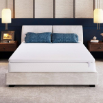 EGO Home Topper 90 x 200 cm Memory Foam Matratsi Topper 8 cm k&otilde;rgus, H2 &Ouml;ko-Tex sertifitseeritud kvaliteetne madratsi topper, hingav 3D v&otilde;rkkate, madratsi topper 90 x 200 cm Box Spring voodile