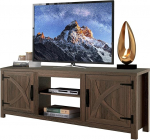 Parrot Uncle 58-tolline teleri statiiv kuni 65-tollise teleri jaoks, meedia meelelahutuskeskus koos hoiukappidega, pruun kaasaegne telerikapp elutuppa