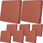 Newwiee Patio padjakatted, Stretch padjakatted asendamine patio m&ouml;&ouml;bli diivanile Slipcovers pehme paindlik pestav m&ouml;&ouml;bli kaitsja (veekindel, puhas, terrakota) 8 Pack