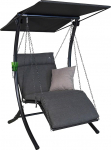 Angerer Freizeitm&ouml;bel GmbH Swing Smart 1-Seater Swing Garden Swing Made in Germany Kiikumine istumiseks, lamamiseks ja l&otilde;&otilde;gastumiseks koos voodi funktsiooniga Lihtne kokkupanek (Hall)